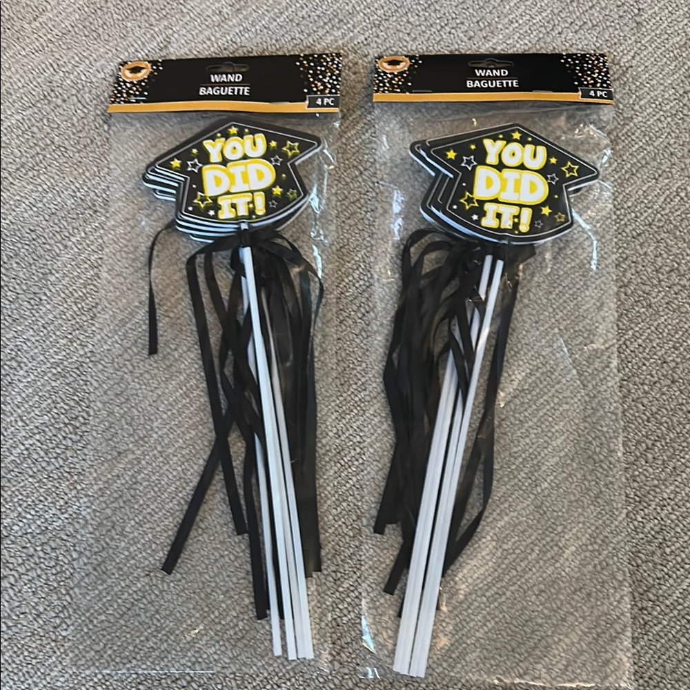 NIP - Bundle of 2, You Did It Celebration Wands